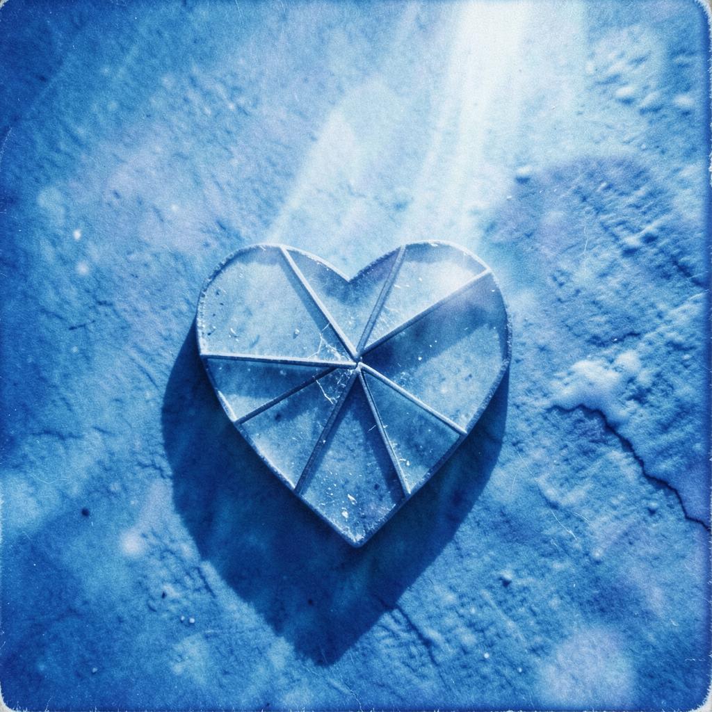 STAINED GLASS HEARTS  -  2.5 artwork