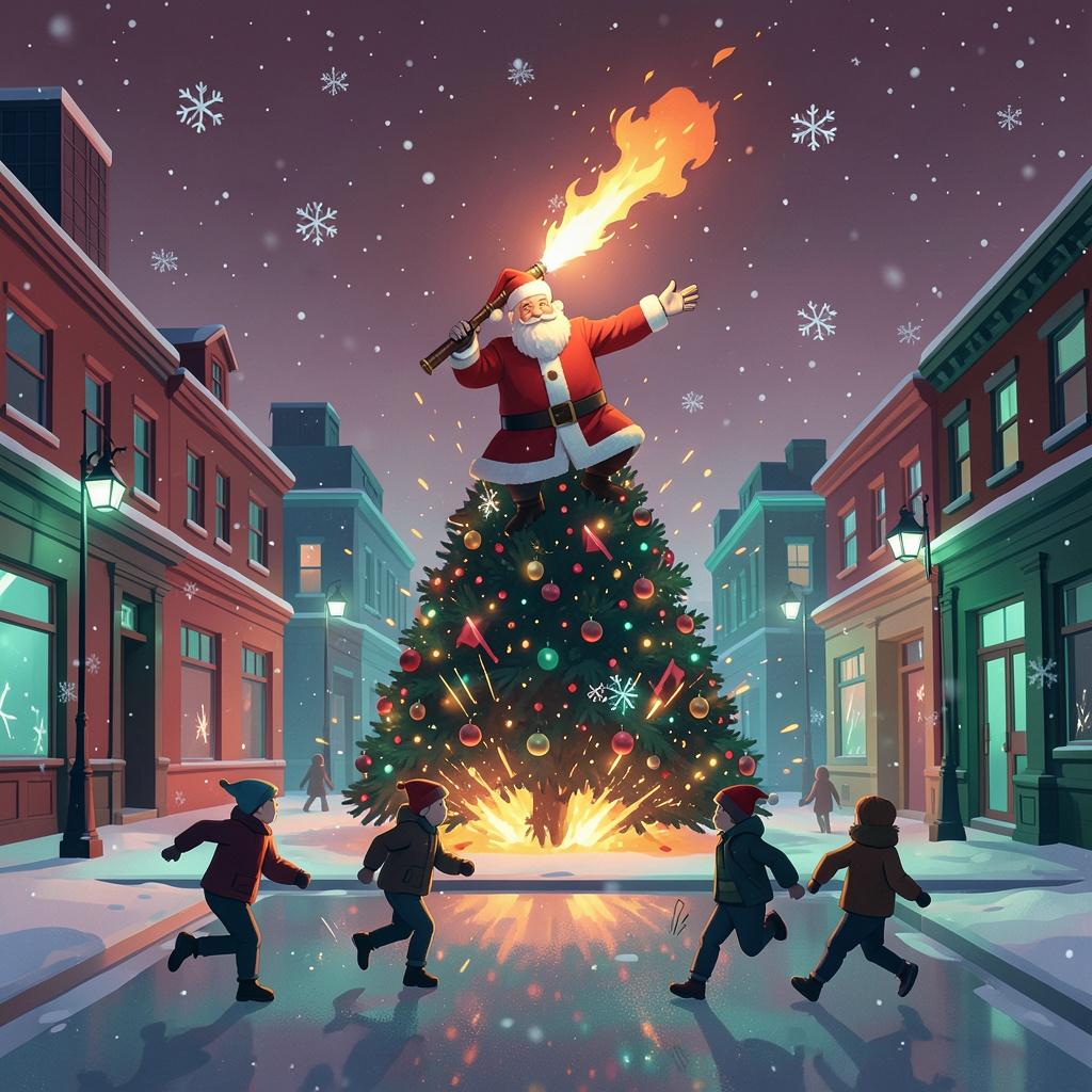 Run From Santa artwork