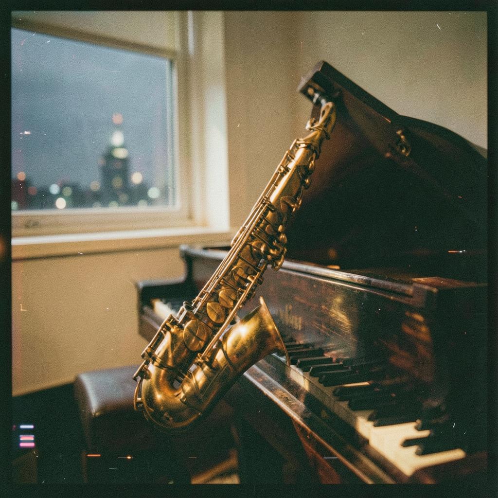 piano sax artwork