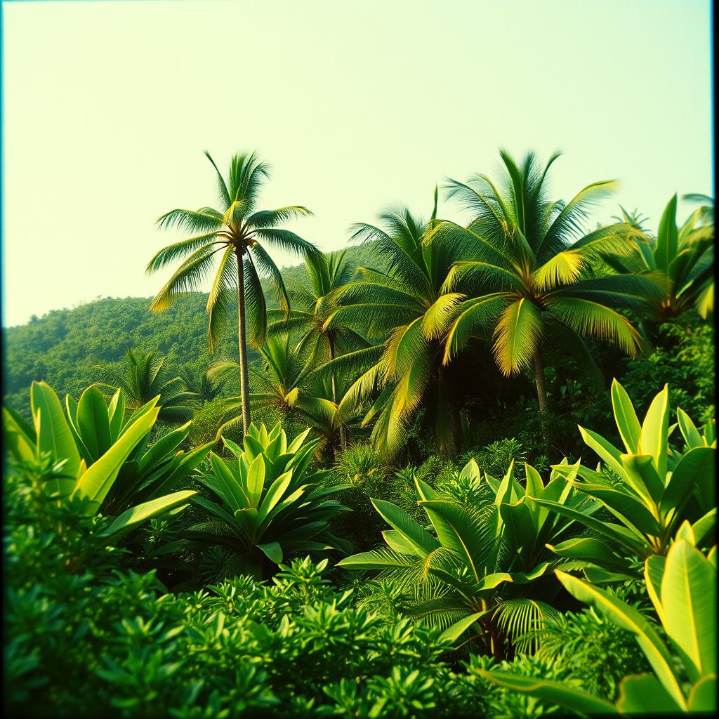 baroque tropical house (cool) artwork