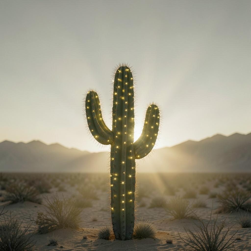 짱. Cactus artwork