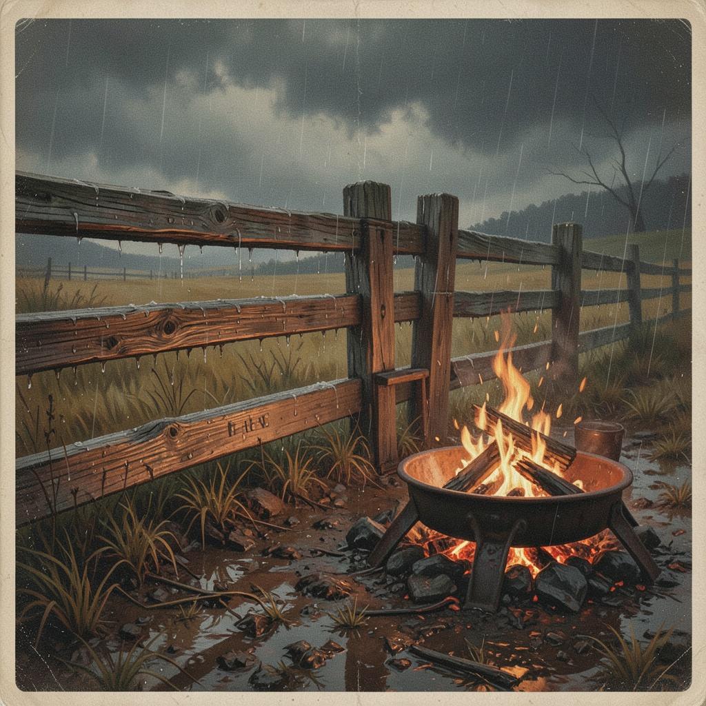 Cowboy in the rain, RICHARD STEINER his own voice artwork
