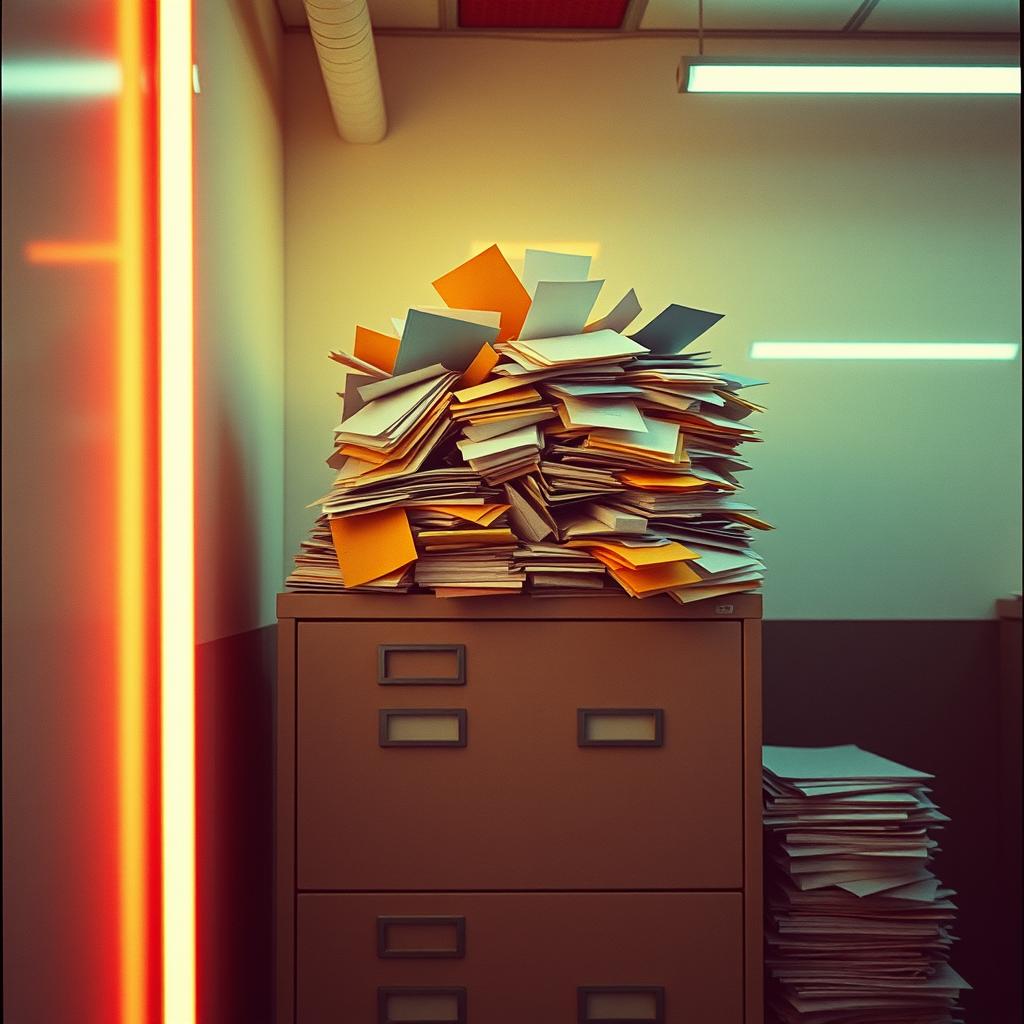 TRACK 11:  "Deep in the Records Room" artwork