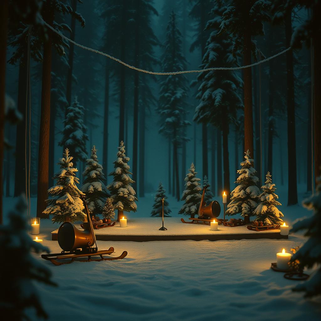 Snowfall In The Sprucewood (1) artwork
