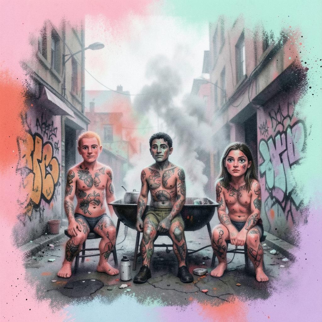 Melted At The Barbeque artwork