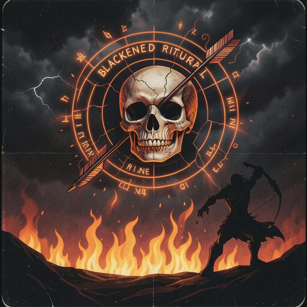 DEATH BY SATAN'S ARROW artwork