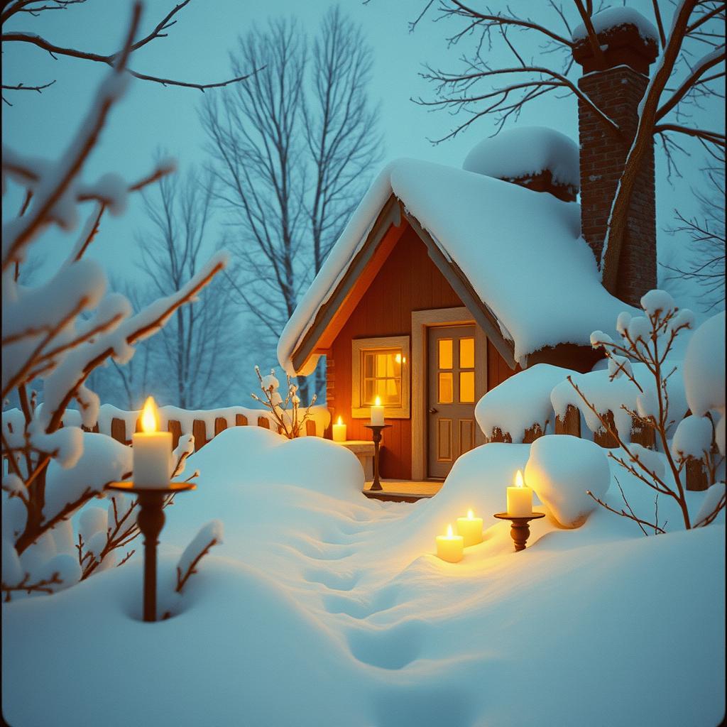 Let Christmas be a light ... artwork