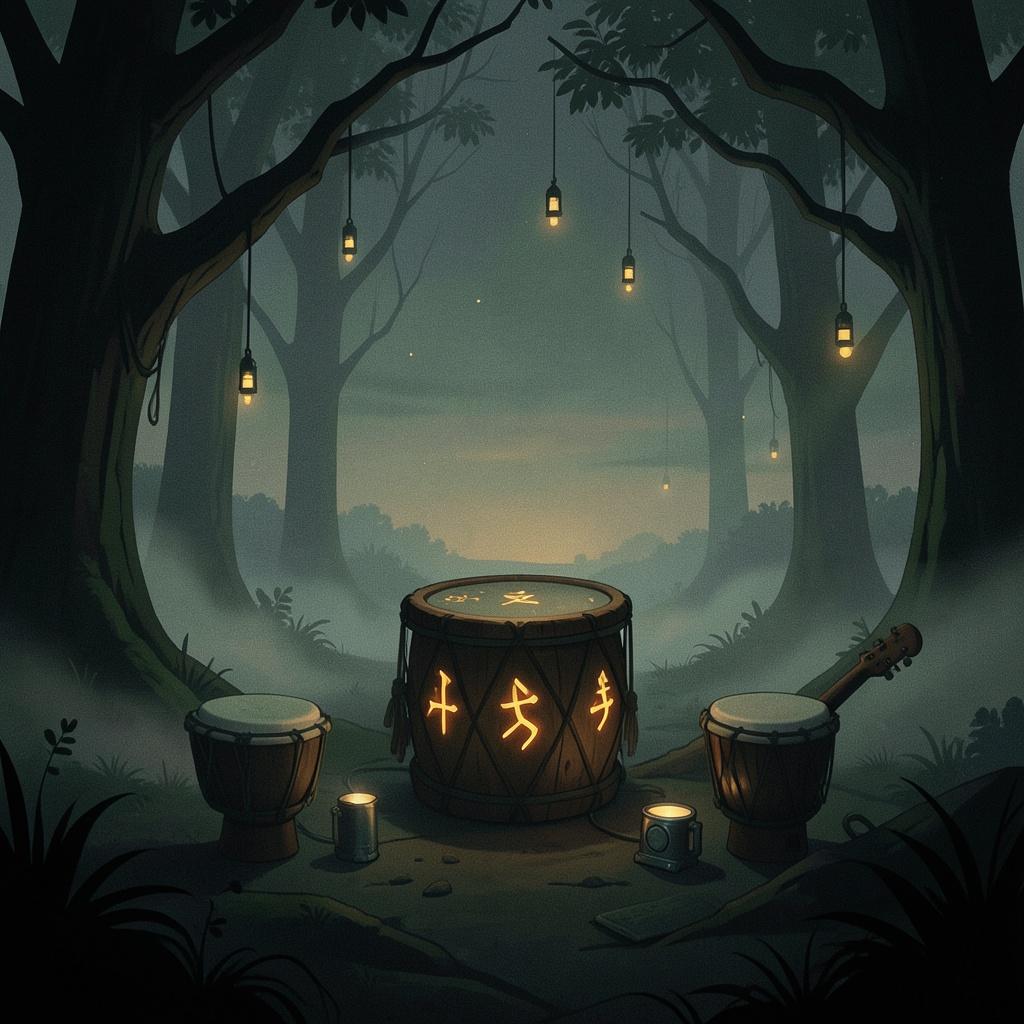 Anansi’s Shadow Drum artwork