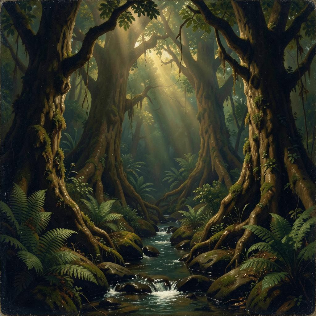 2 Venezuelian Forest artwork