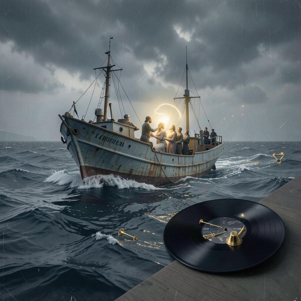 Grau ist unser Boot artwork