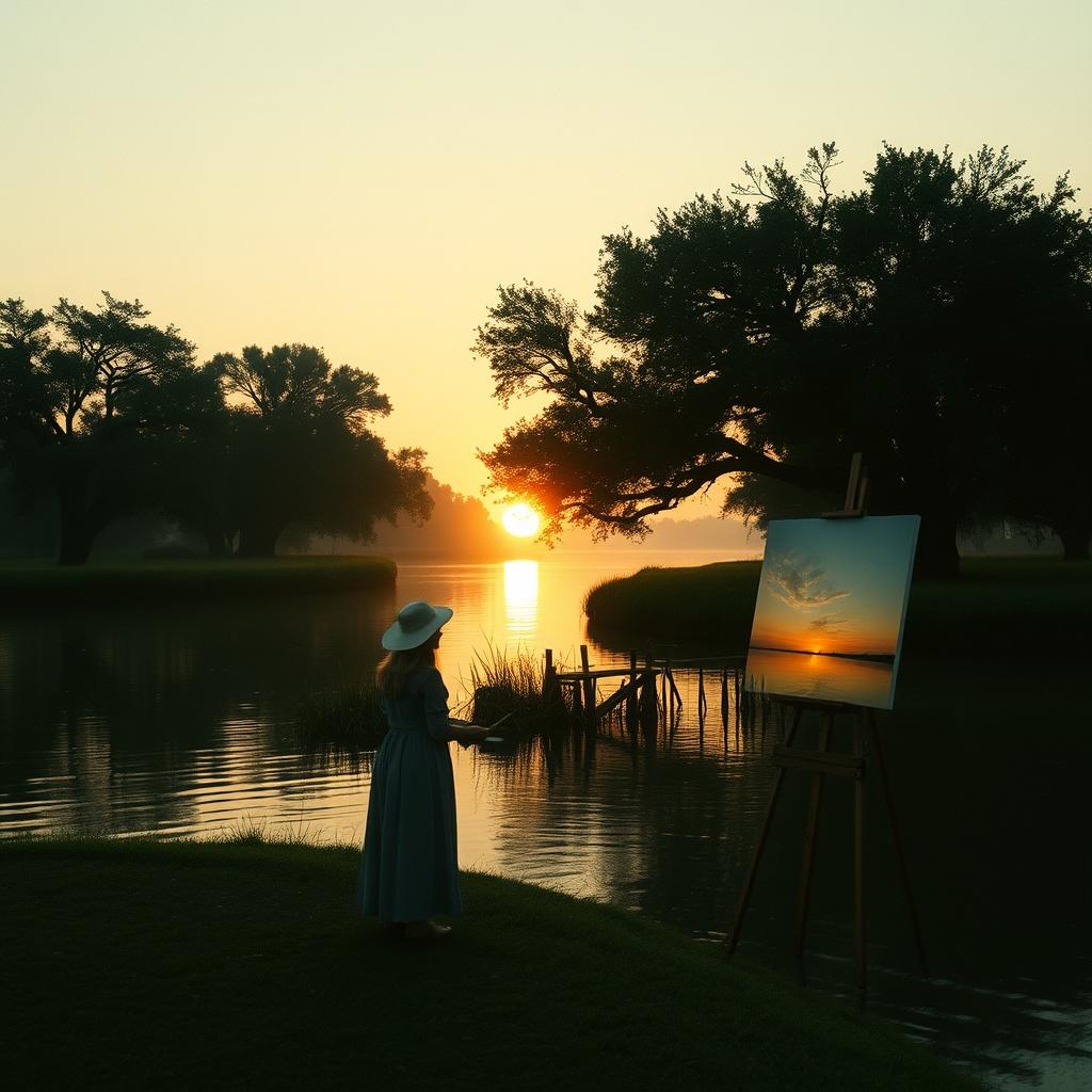 The Bend in Johnson's Bayou  (EFred) artwork