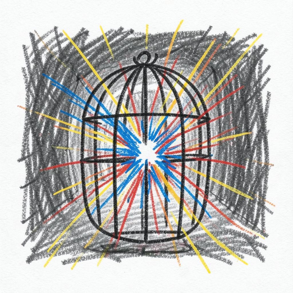 CAGE IN MY HEAD artwork