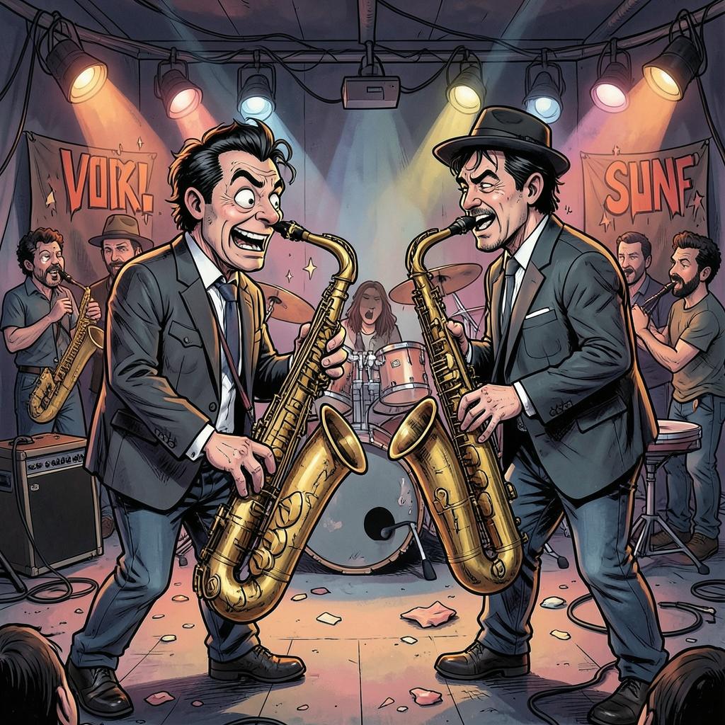 We Don't Care (Cvr, sax, a) - Cover of Other - sax spam artwork