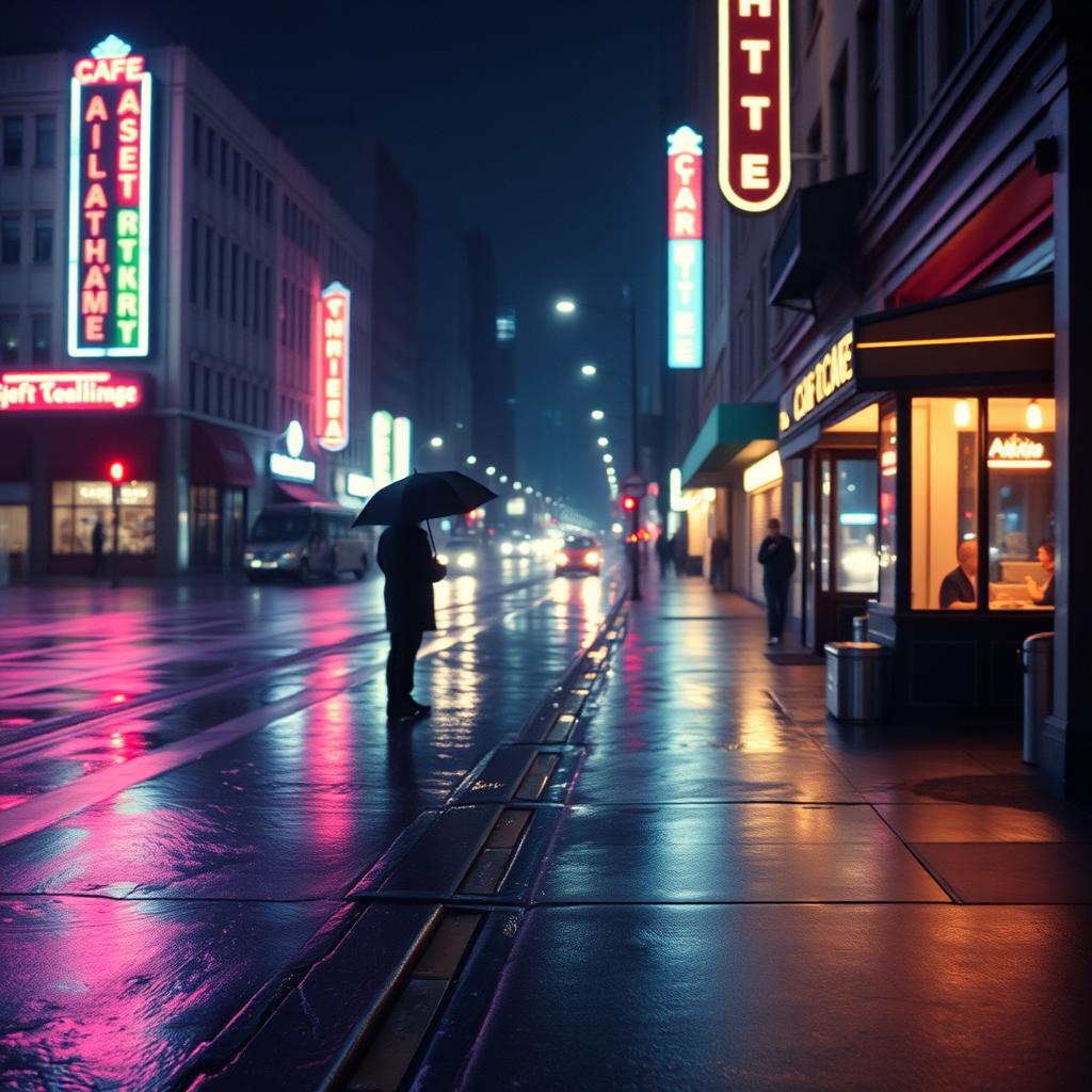 夜風に揺れるシルエット artwork