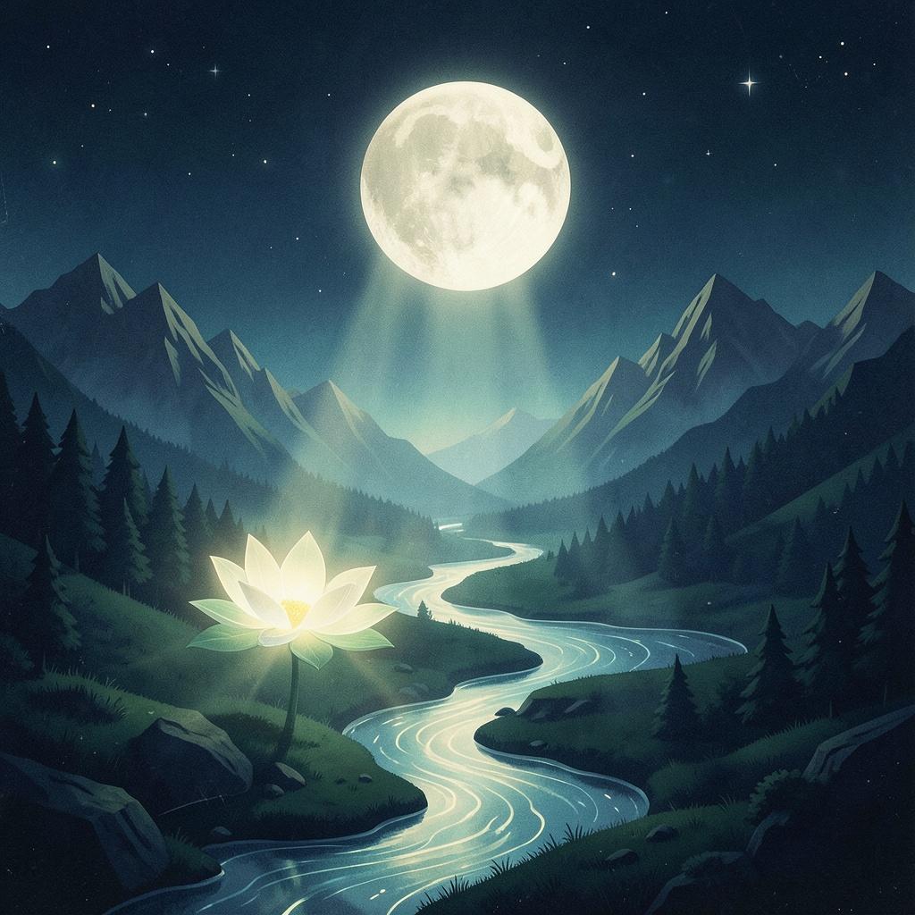 「본래의 달빛」
(Inspired by the Teachings of Naong Seonsa) artwork