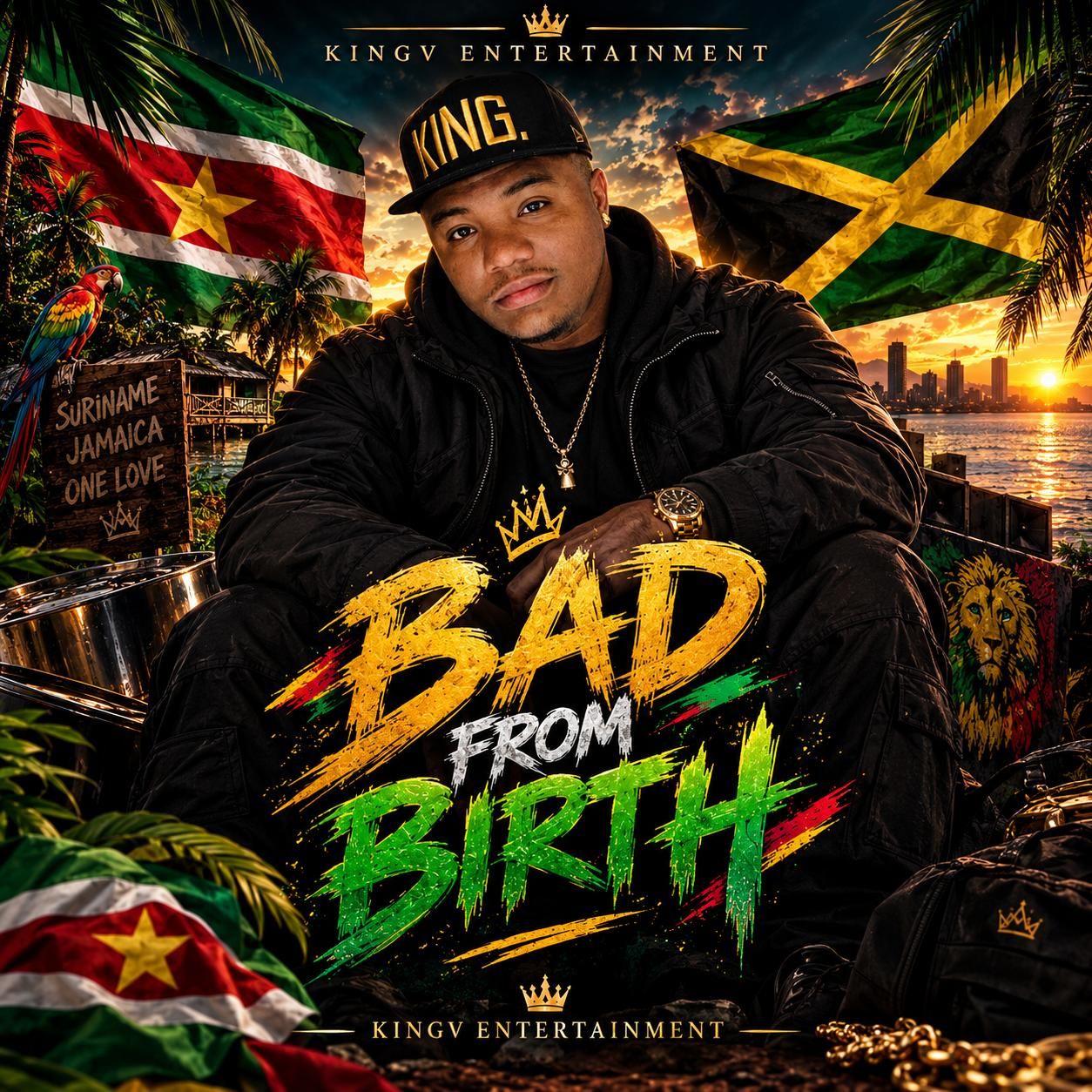 Bad From Birth - KingV artwork