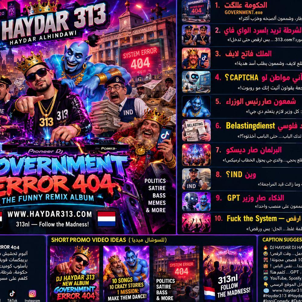 🎧 DJ HAYDAR 313 — GOVERNMENT ERROR 404