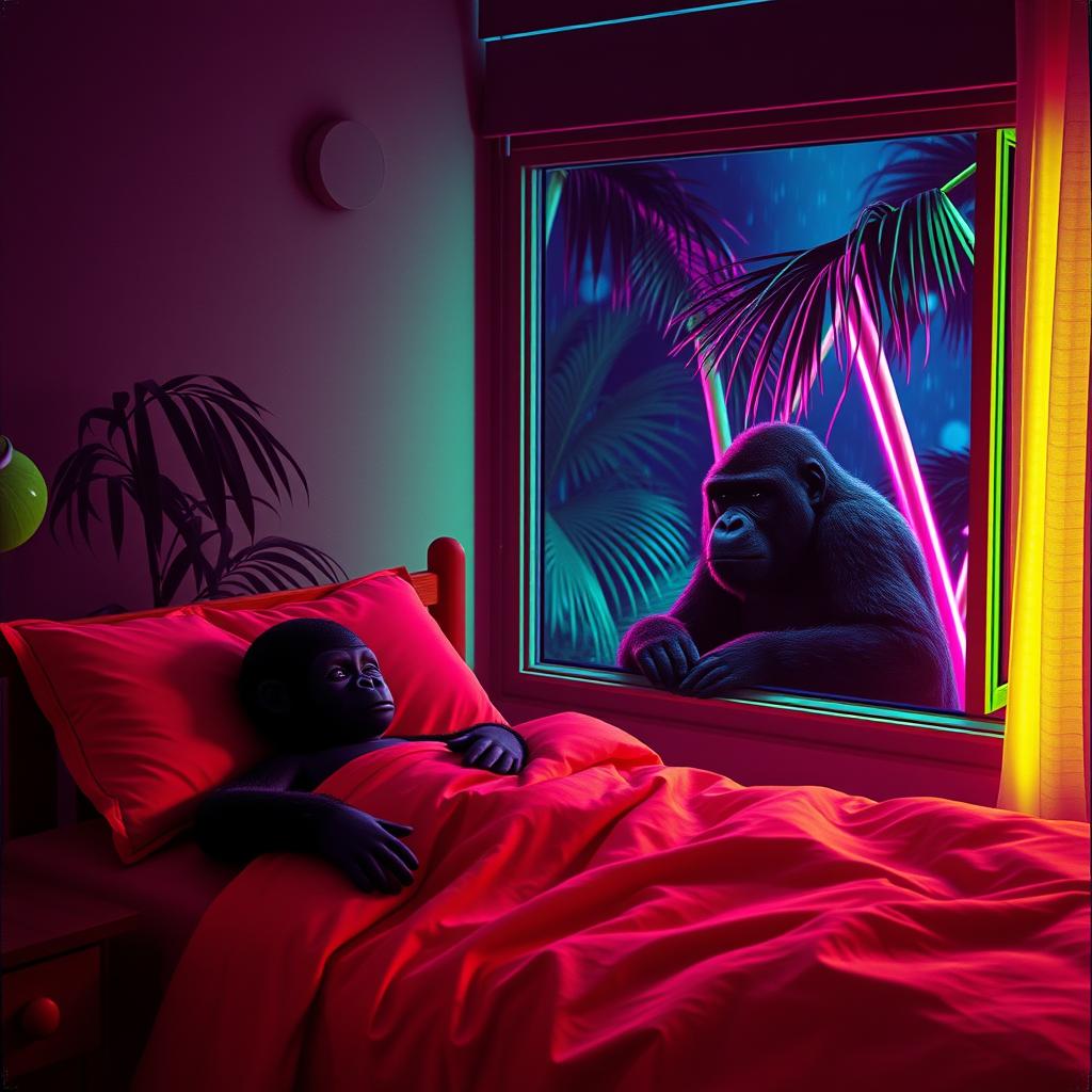 ゴリラが目を覚ます夜 Remix artwork