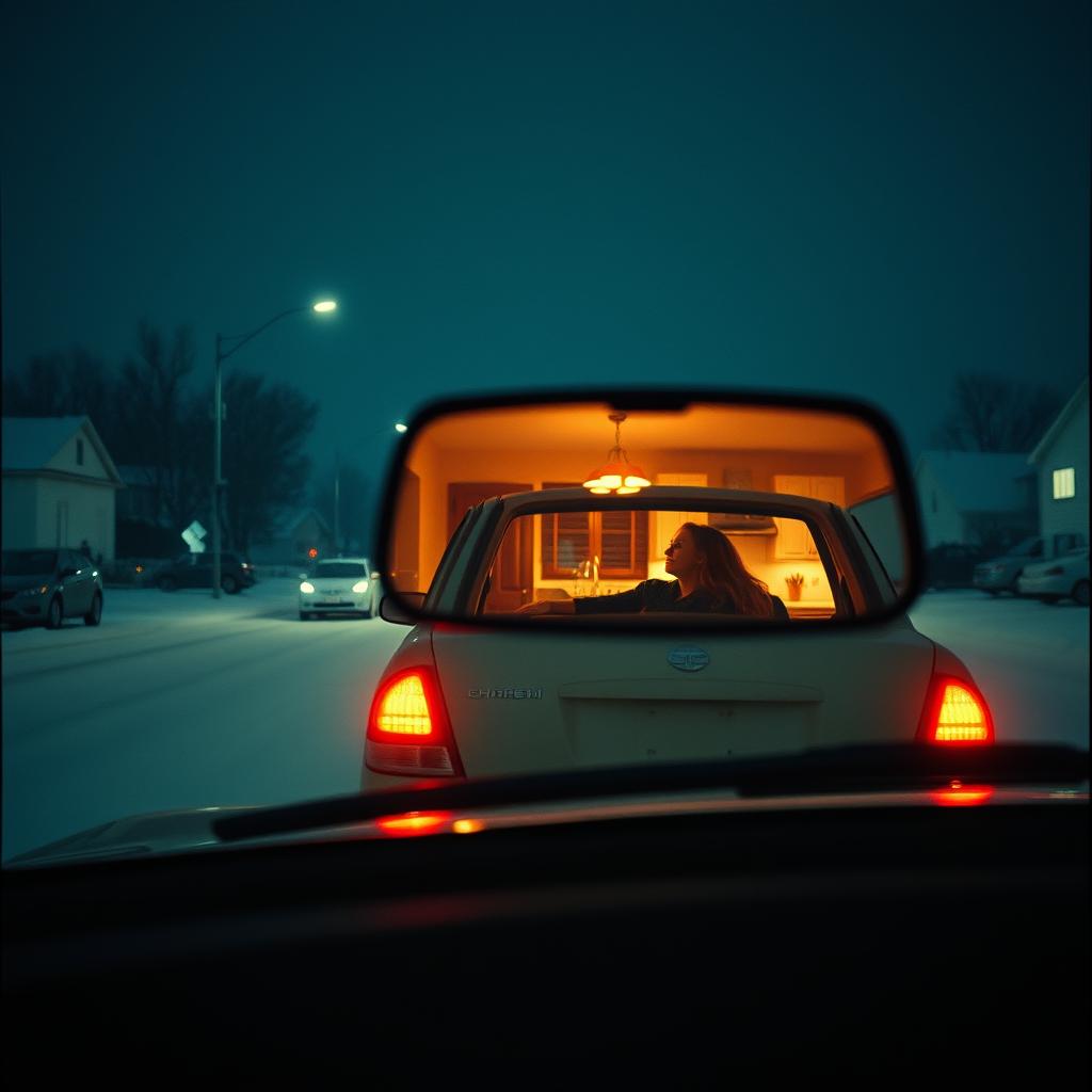 Christmas in the mirror artwork