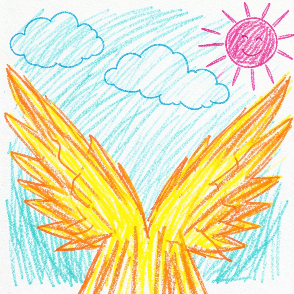 Крылья из света artwork