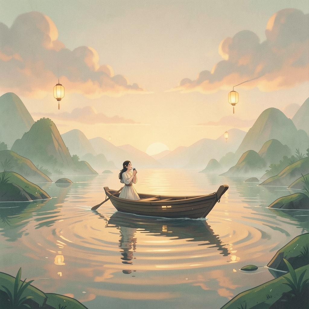 A Boat Through Jiangnan