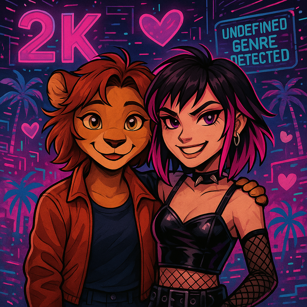 Image for 2k echoes reflecting on the neon glow