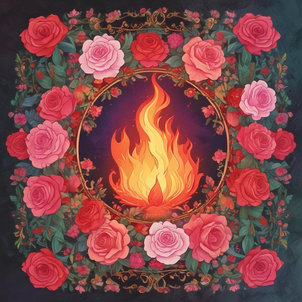 Love's Unwavering Flame. artwork