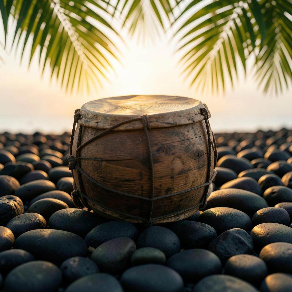 Island heartbeat artwork