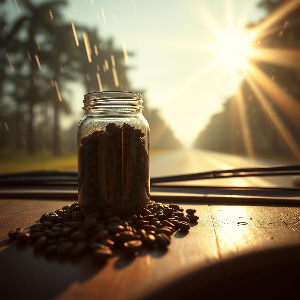 Natural coffee flavor artwork