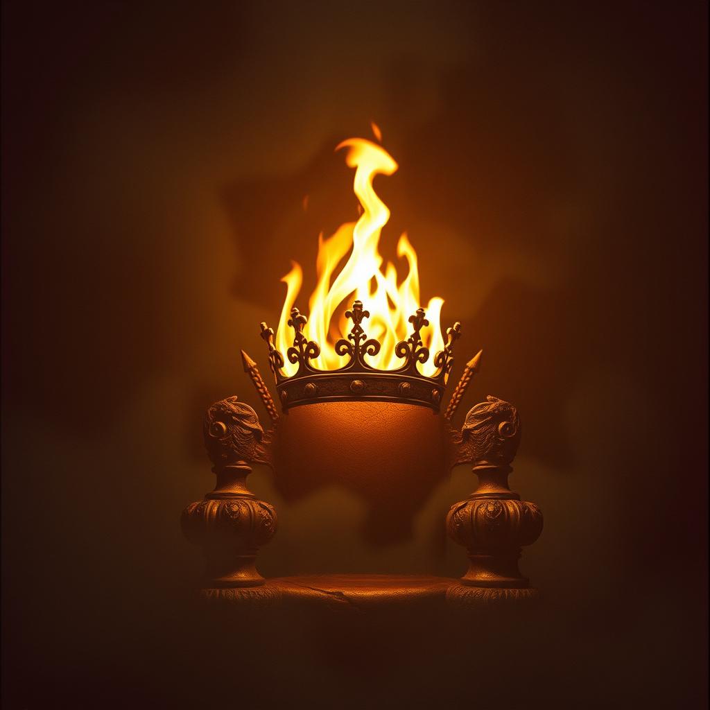 Burning Crown, Rusted Throne artwork