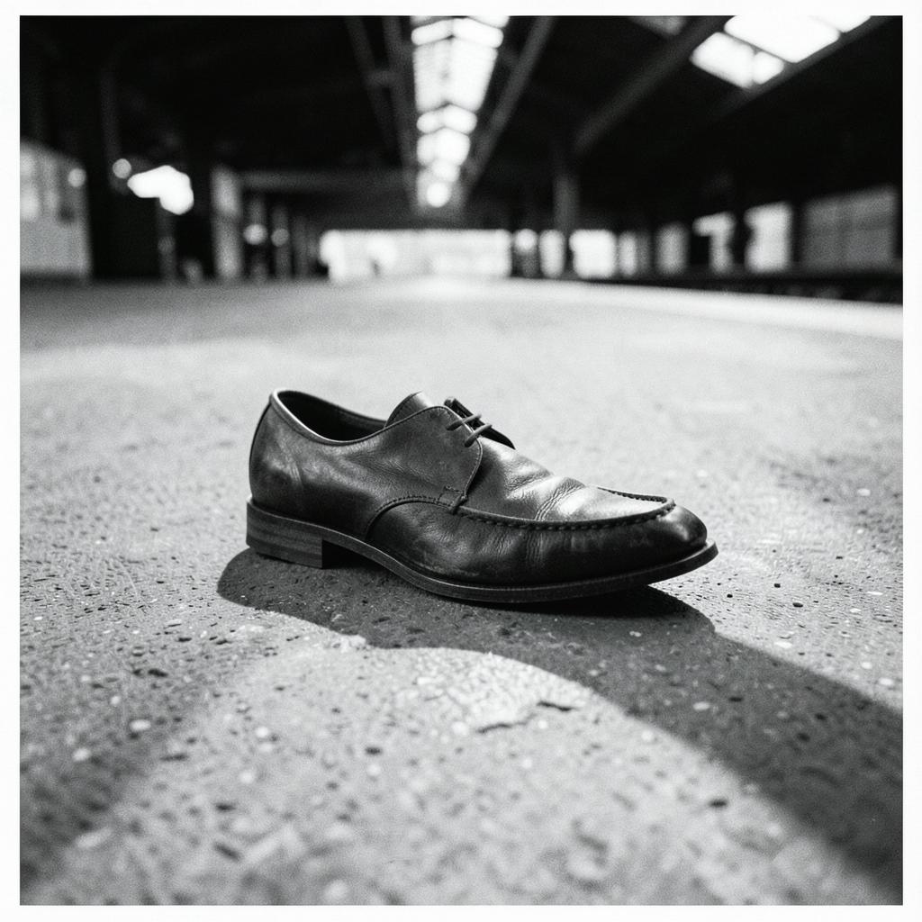 Red heels  Blue shoes artwork