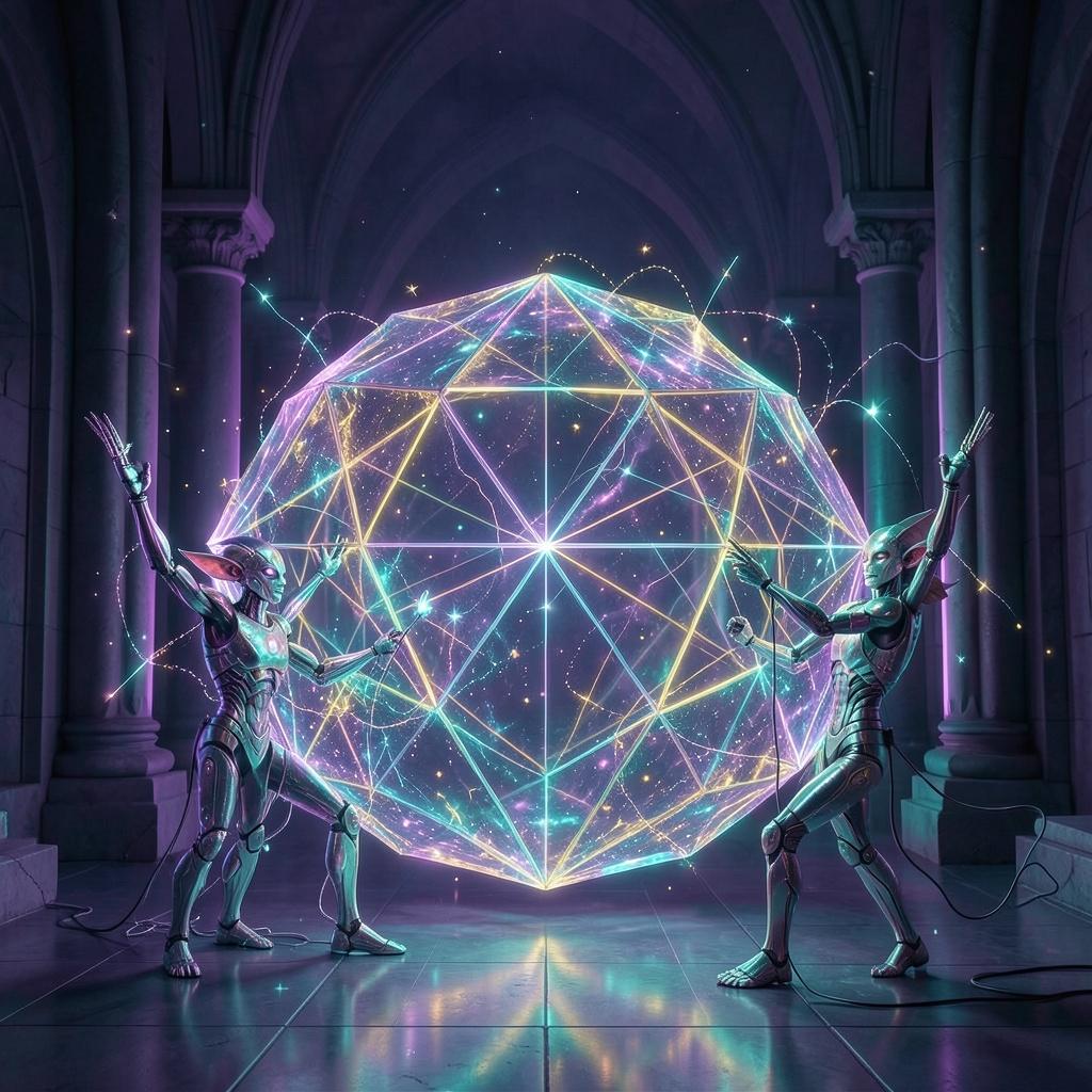 THE MACHINE ELVES ARE REAL artwork
