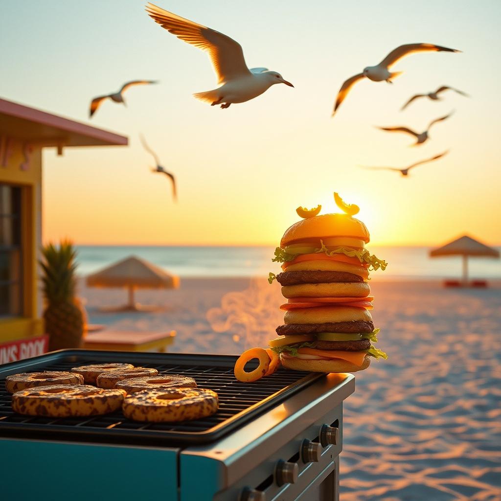 Beach Fest Burgers artwork