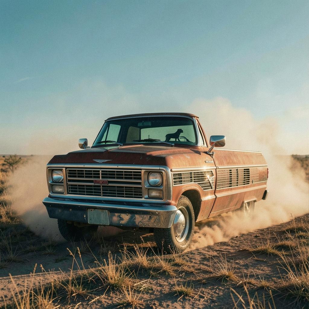 Old Dodge Ram artwork