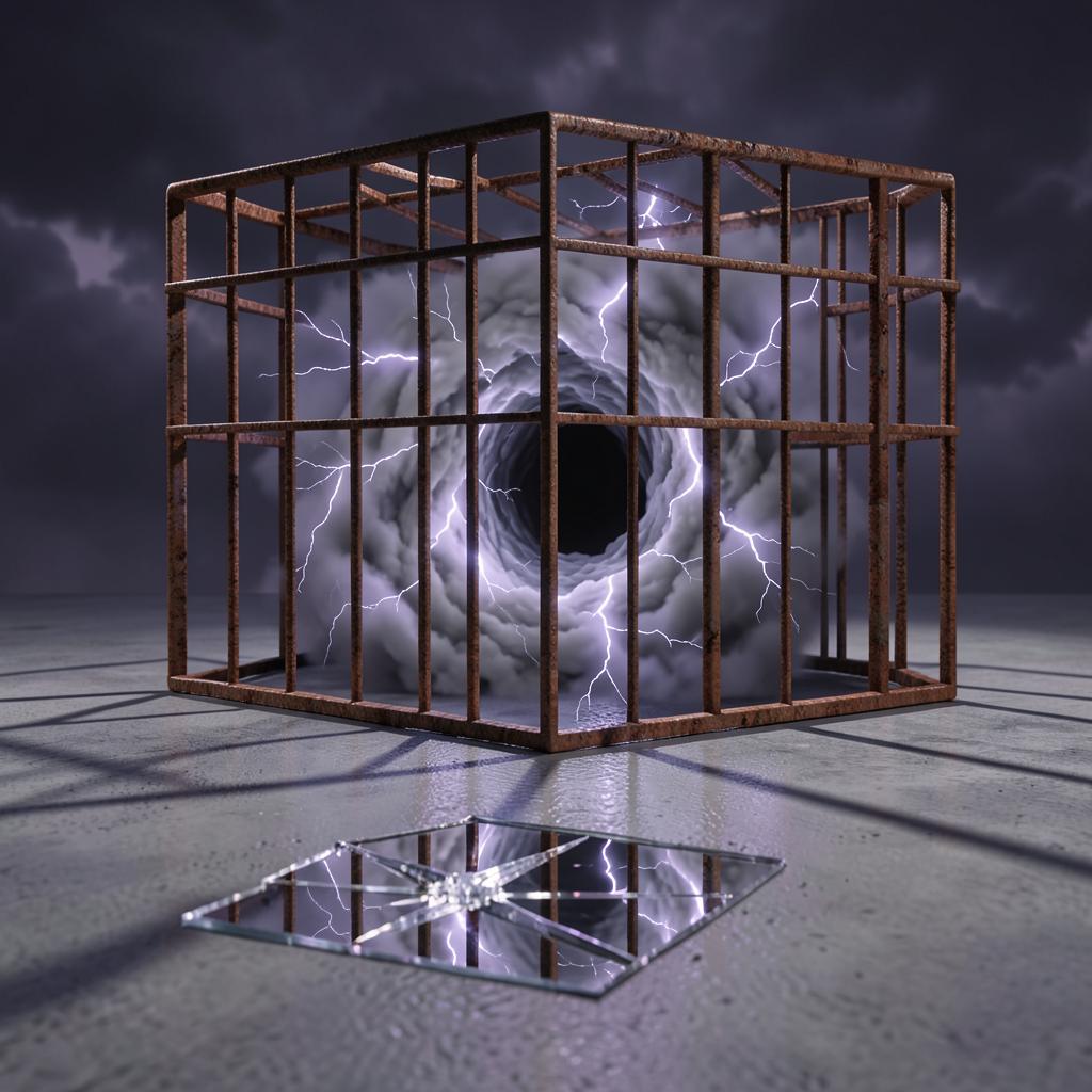 Storm in a Cage artwork