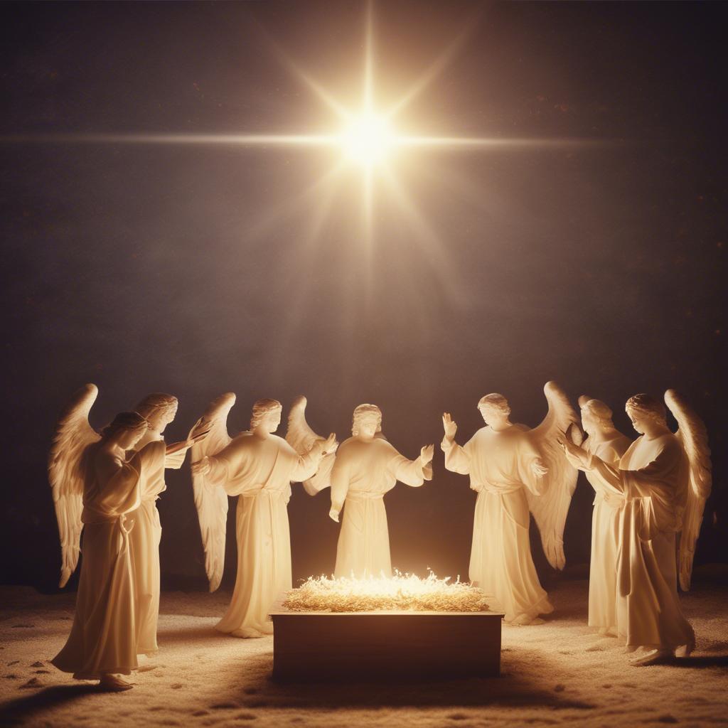 with the angels let us sing! artwork