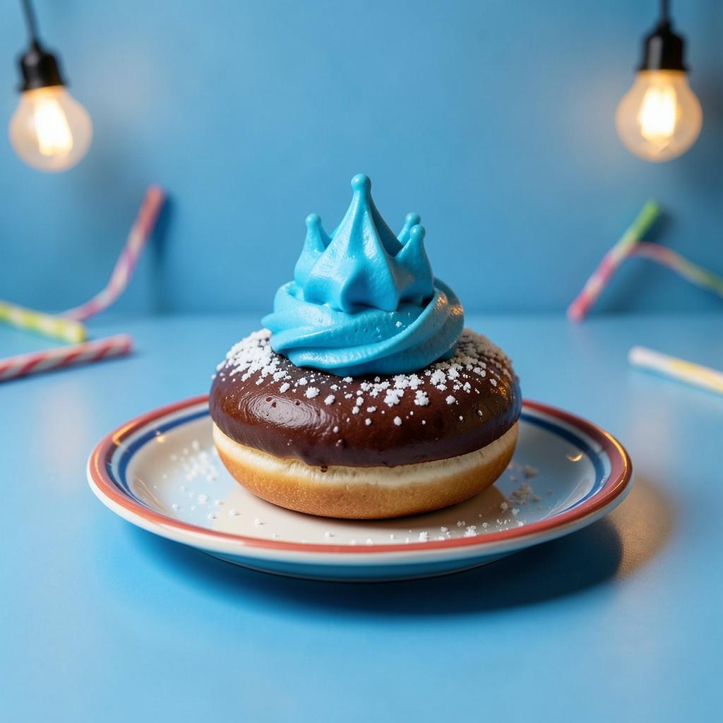 Blue Crown Donut artwork