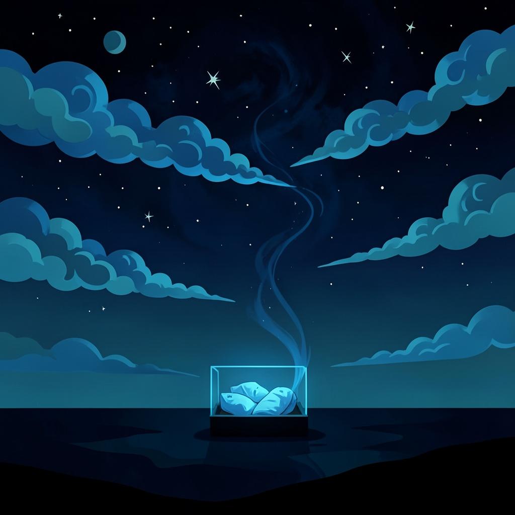 1🦋🧡🧿Just As I Was Leaving: Where Blue Smoke Rises | 當我正要離去時：藍煙之上 artwork