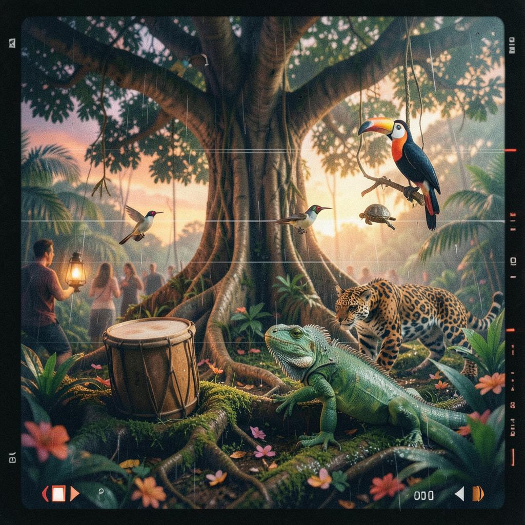 Fiesta en la selva artwork
