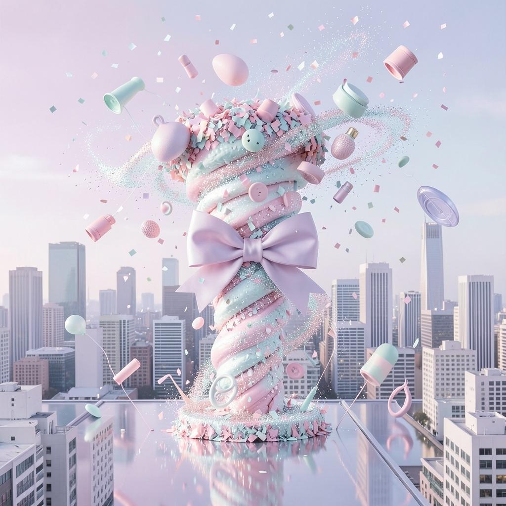 Chaos but cute artwork