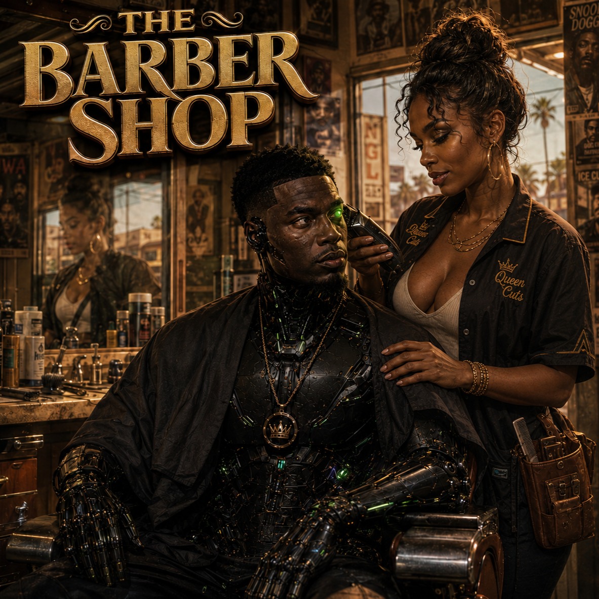 FlowBot 3000: The Barber Shop artwork