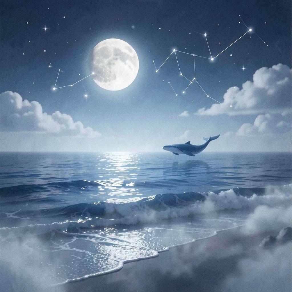 4💙🦋🌿🧡在潮汐與星光之間 | Between Tides and Starlight | Entre les marées et les étoiles artwork
