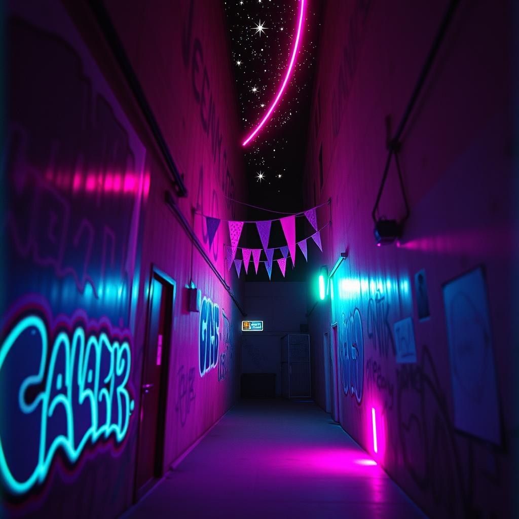 Starcrumb Alley - Neon Cracks Don't Sleep artwork