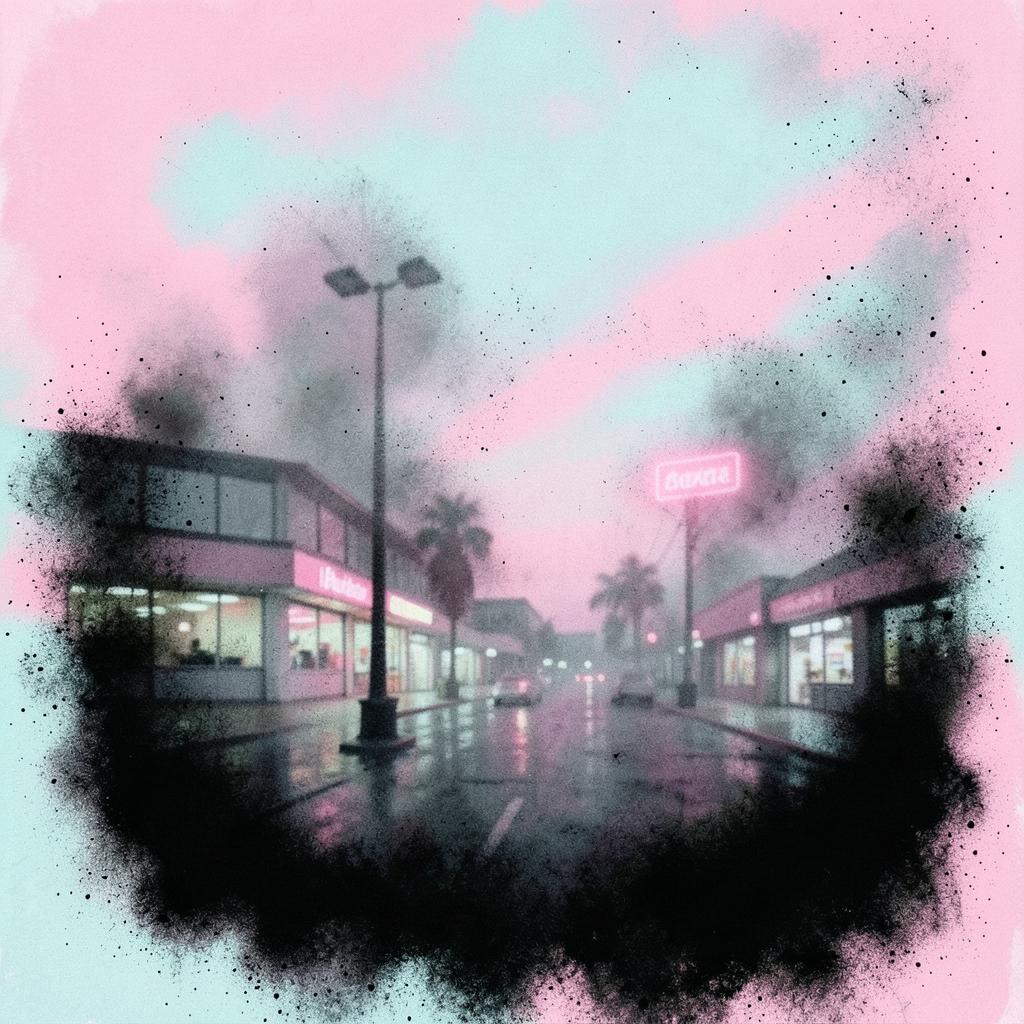 消えゆくラクエン sunko　CVヴェイパーウェーブ v4.5 9-2 artwork