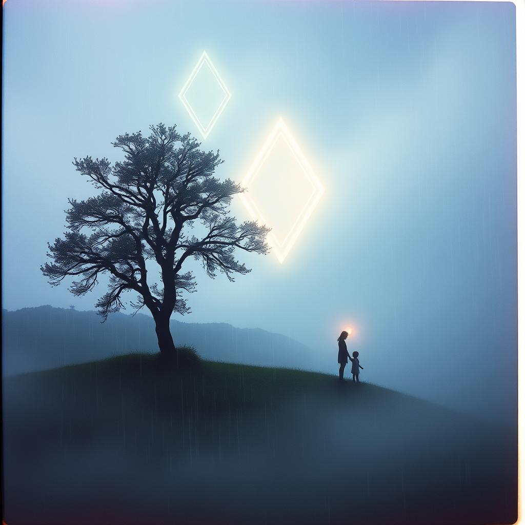 Dimensions and Rain artwork