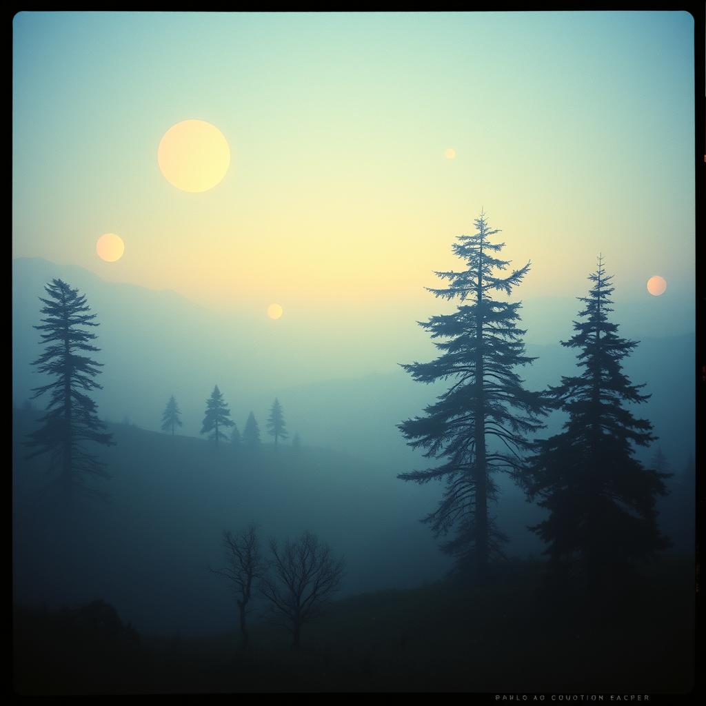 Álfrheimr á morgunþeli (Elfin Realm at Dawn) version 1 artwork