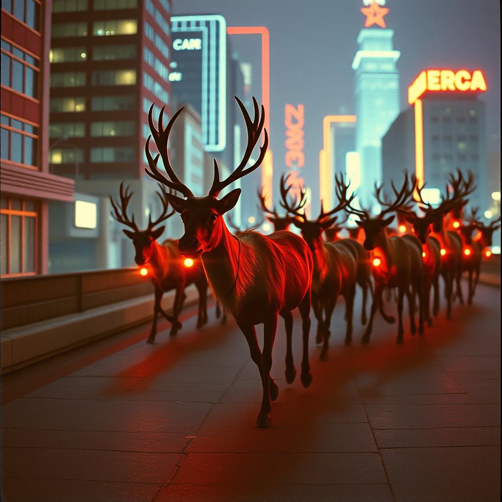 Boudica’s Reindeer Rally - Baldwin run artwork