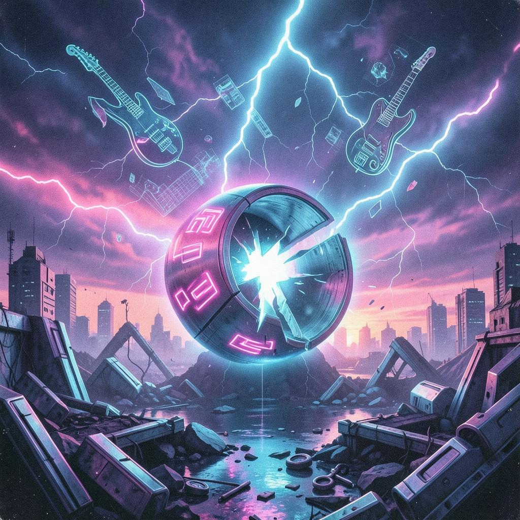 NEON TIME CAPSULE // 2084.EXE artwork