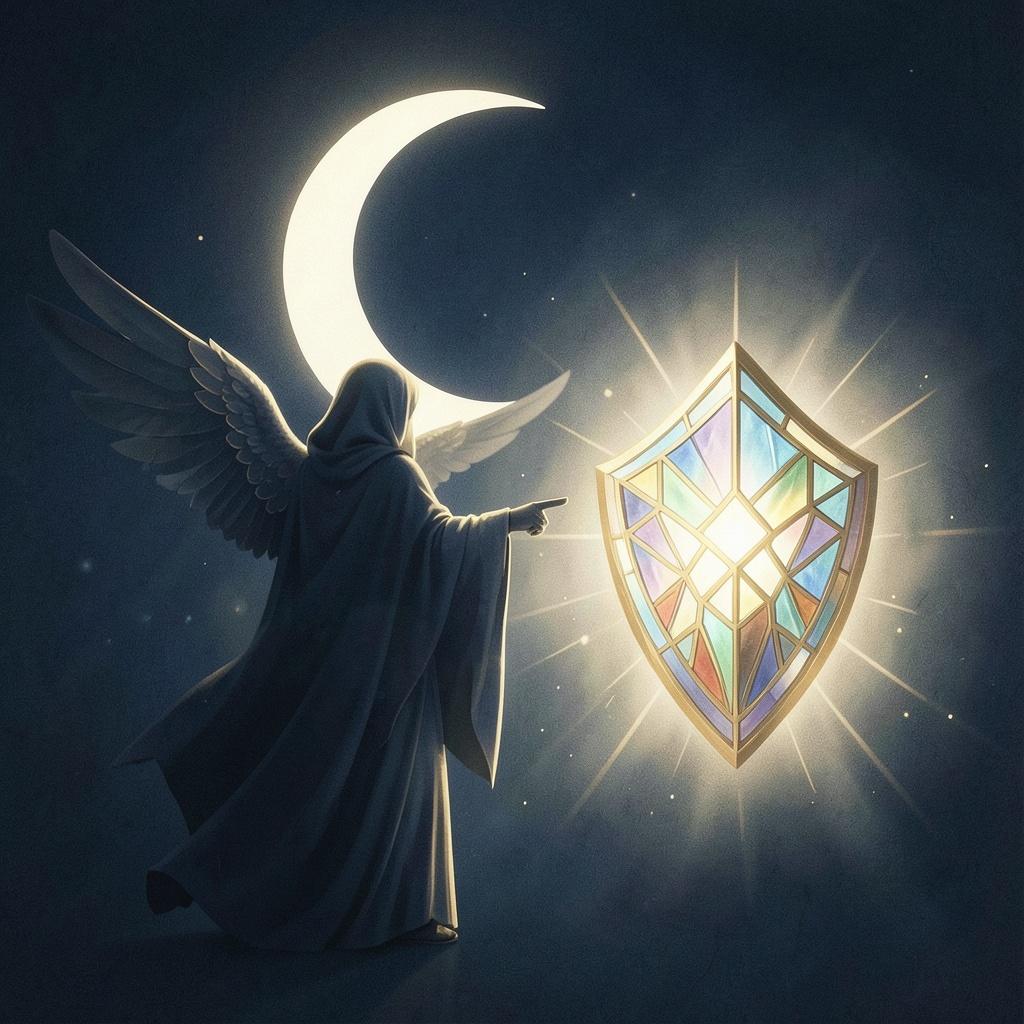 Prayer to St. Michael artwork