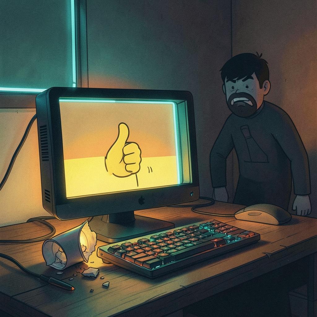 Tiny yellow hands artwork